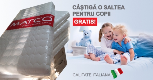 Participă la concurs și câștigă o SALTEA PENTRU COPII de calitate ITALIANĂ