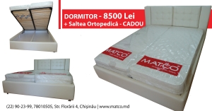 Dormitor 8500 Lei + Saltea Ortopedică CADOU!